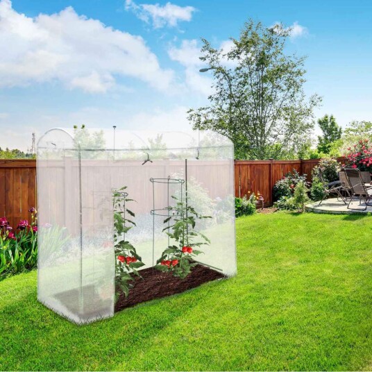 Tomatdrivhus XL med rundt tak Tomatdrivhus XL med rundt tak