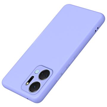 Honor X7a Liquid Silicone Deksel Lilla