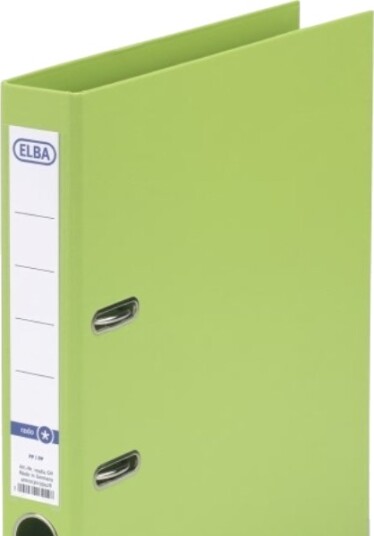 Elba Smart Pp/Pp 50 Mm A4 Polypropylen Pp Grønn 280 Ark 5 Cm 285 Mm
