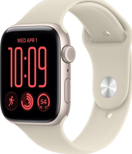 Apple Watch SE 3 44mm CEL (stjerneskinn aluminium/sand Sport Band) S/M Apple Watch SE 3 44mm CEL (stjerneskinn aluminium/sand Sport Band) S/M