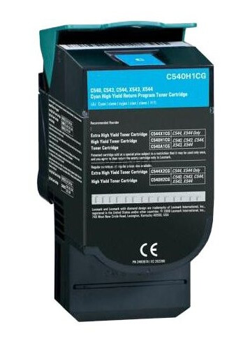 Lexmark C540H1CG Toner Cyan kompatibel 2000 sider Lexmark C540H1CG Toner Cyan kompatibel 2000 sider