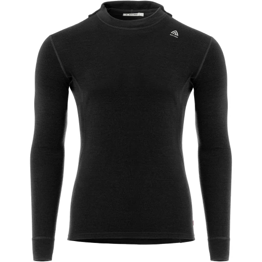 Aclima Men's Warmwool Hoodsweater V2 Jet Black S
