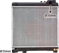 VAN WEZEL 06002033 Radiator motorkjøling VAN WEZEL 06002033 Radiator motorkjøling