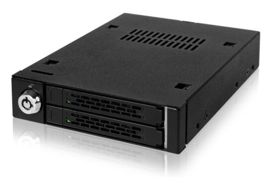 ICY DOCK ToughArmor MB992SK-B 2.5" Metall Kabinett for HDD/SSD - Svart