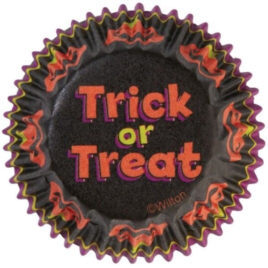 Wilton Mini Muffinsformer Trick Or Treat Pk/100 Wilton Mini Muffinsformer Trick Or Treat Pk/100