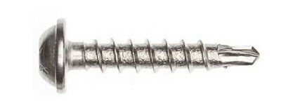 Unite Marutex A81M010500 Vindusblekkskrue 3,9 x 20 mm borspiss 500-pakning Svart Innfesting