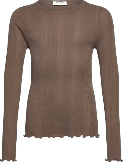 Rosemunde Kids Rkbay Ls T Shirt   WALNUT   152