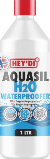 Heydi Silikonimpregnering Aquasil H2O 1l Heydi Silikonimpregnering Aquasil H2O 1l