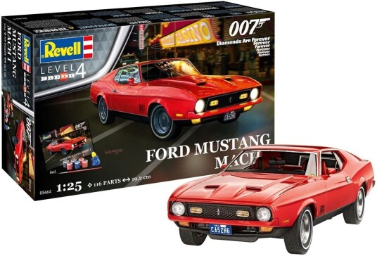 Revell 1:24 - Ford Mustang Mach 1 Bond - Komplett