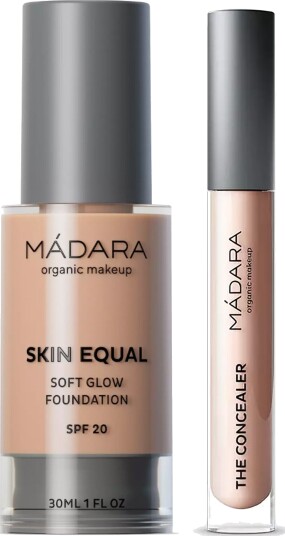 Mádara Bundle Skin Equal Foundation #30 Rose Ivory 30ml & The Conceale Mádara Bundle Skin Equal Foundation #30 Rose Ivory 30ml & The Conceale