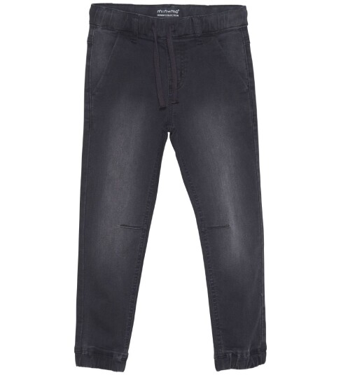 Minymo Jeans Loose Passform Grey Black Minymo 2 år 92 JeanSvart