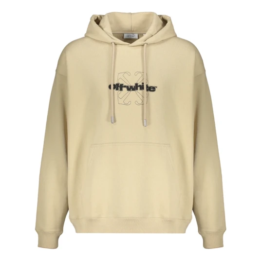 Off White Herre Gensere & Hettegensere Beige L Off White Herre Gensere & Hettegensere Beige L