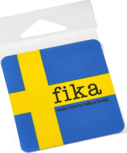 Mellow Design - Magnet Make Time Fika 6,5x6,5 cm