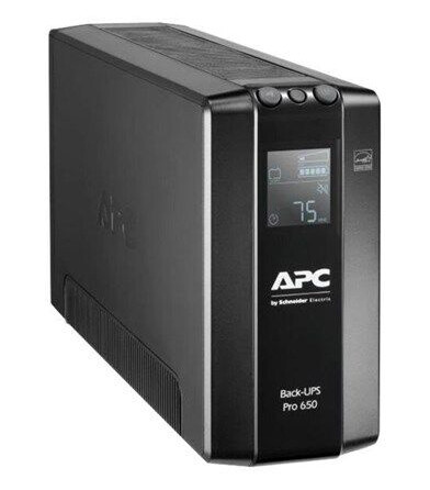 APC BR650MI Back-UPS Pro 650VA / 390W 230V AVR LCD 6 IEC outlets