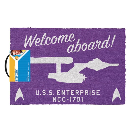 Star Trek Dørmatte Welcome Aboard