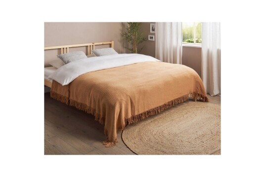 Sengeteppe Yerbent Brun 200x220 cm