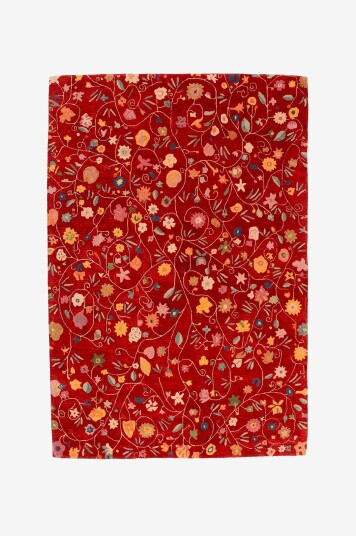 Bargi   Ullteppe Botanica Rød 200x300   Rød