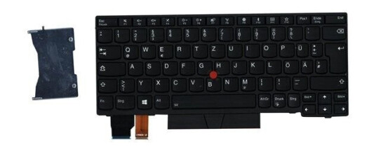 Lenovo Lite-On - Brbart tastatur - til utskifting - Tysk - Svart