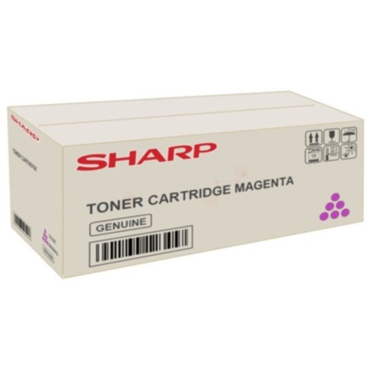 Sharp ARC26TME Tonerkassett magenta 11.000 sider Sharp ARC26TME Tonerkassett magenta 11.000 sider