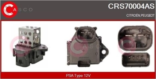 Formotstand kjølevifte for el motor CASCO CRS70004AS Formotstand kjølevifte for el motor CASCO CRS70004AS
