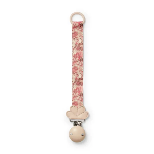 Elodie Details Pacifier Clip Wood River Rose Pink ONE SIZE Elodie Details Pacifier Clip Wood River Rose Pink ONE SIZE