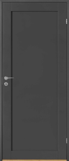 Solid Innerdør Funkis 1 Speil 70x210 Dempet Sort Massiv 1 Fyllingsdør NCS S8500 N Solid Innerdør Funkis 1 Speil 70x210 Dempet Sort Massiv 1 Fyllingsdør NCS S8500 N