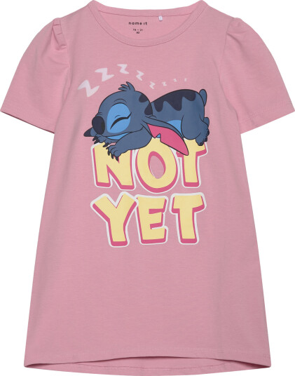 name it Nmfasta Stitch Ss Nightgown Wdi Pink 92