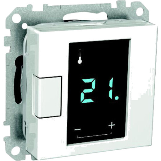 Schneider Electric Termostat m/touchdisplay Exxact hvit - 5491526 Schneider Electric Termostat m/touchdisplay Exxact hvit - 5491526