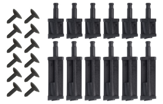 ELFA PLUGG-SETT TIL MELAMINHYLLE GRAPHITE 6-PK ELFA PLUGG-SETT TIL MELAMINHYLLE GRAPHITE 6-PK
