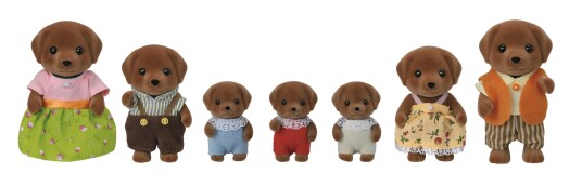Sylvanian Families - Chocolate Labrador Family (5730)