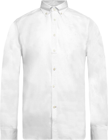 Morris Morris Bd Twill Shirt Slim Fit WHITE XS Morris Morris Bd Twill Shirt Slim Fit WHITE XS