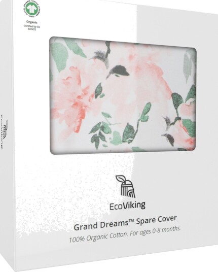 EcoViking Organic Babynest Cover Rose Garden EcoViking Organic Babynest Cover Rose Garden