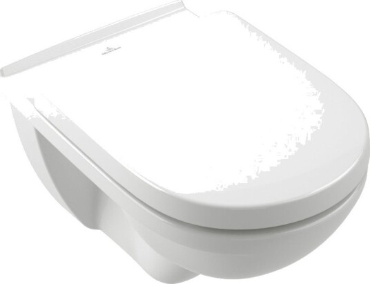 VILLEROY & BOCH O.NOVO VEGGSKÅL M/TOALETTSETE HVIT ALPIN