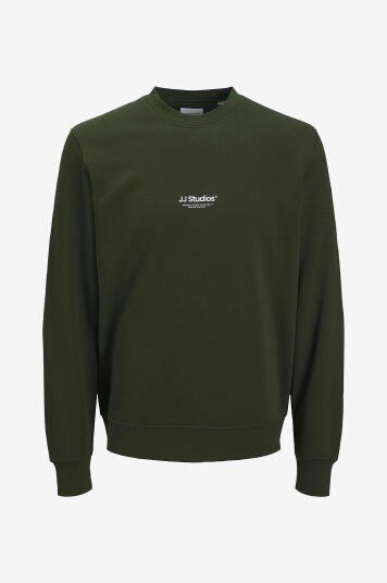 Jack & Jones Junior Collegegenser jjeSoho Sweat Crew Neck SN Jnr Grønn Jack & Jones Junior Collegegenser jjeSoho Sweat Crew Neck SN Jnr Grønn