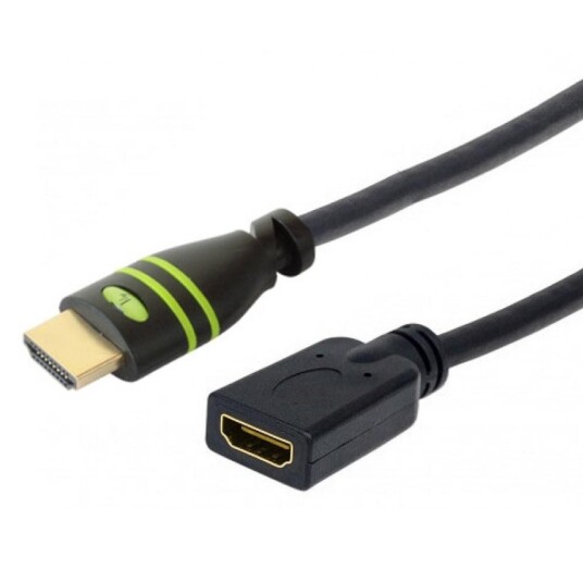 TECHLY HDMI 4K 60Hz High Speed mit Ethernet, schwarz, 1,8m