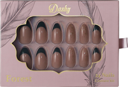 Dashy Forest Nails 24 stk Kunstige negler