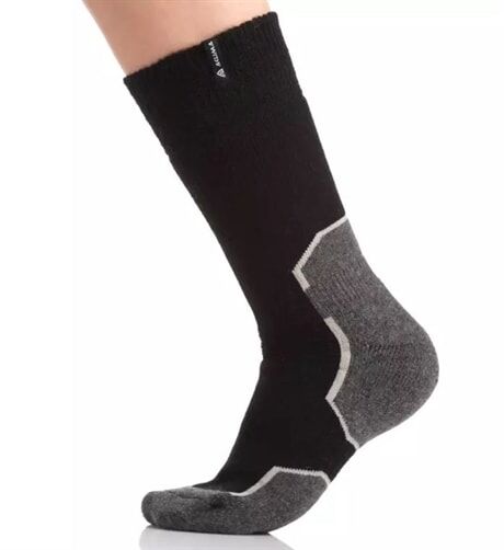 Aclima WarmWool Socks, 1 par Black (#1C1817) Barn 36-39 Aclima WarmWool Socks, 1 par Black (#1C1817) Barn 36-39