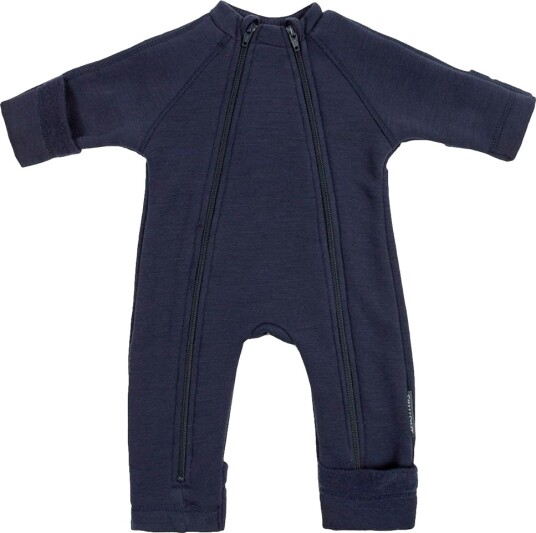 Smallstuff Ull Heldrakt med Glidelås Navy 56-62 Smallstuff Ull Heldrakt med Glidelås Navy 56-62