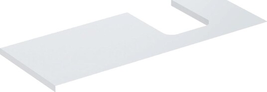 Geberit One 505.315.00.1 Benkeplate 120 cm Hvit, Blank