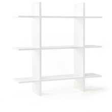 Kids Concept Vegghylle 3 Etasjer Hvit