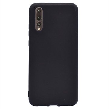 Mot Fingeravtrykk Matte Huawei P20 Pro TPU-deksel Svart