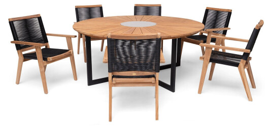 Hillerstorp Ringsjö Spisebord Ă180 cm Teak Hillerstorp Ringsjö Spisebord Ă180 cm Teak