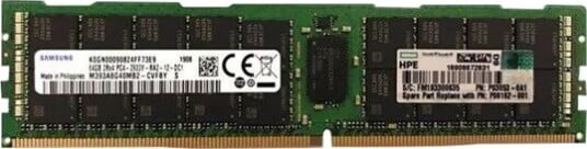 HPE SmartMemory DDR4 64GB DIMM 2933MHz Registered P00930R B21 HPE SmartMemory DDR4 64GB DIMM 2933MHz Registered P00930R B21