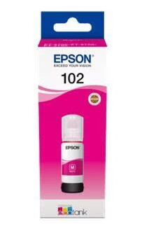 Epson 102 - magenta - original - blækbeholder - Blekkpatron Rød Epson 102 - magenta - original - blækbeholder - Blekkpatron Rød