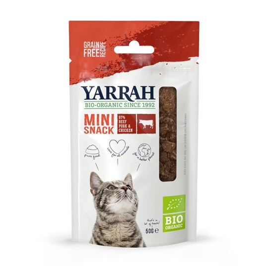 Yarrah Bio Mini Snack Katt 50 G