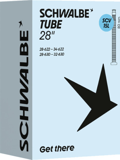 Schwalbe slange 700c/28"x1,10-1,40 (28/34-622/630) 80mm SCV Clik ventil