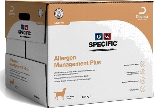 Specific Hundemat Allergy Management Plus 7 kg – Veterinærfôr for hund med nyrer og urinveier