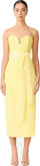 Elliatt Cara strapless gown dress XS gul dame Elliatt Cara strapless gown dress XS gul dame