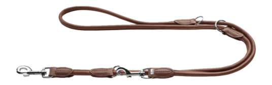 Dog Leash Training Round & Soft Hunting Brown 200 cm, 10 mm