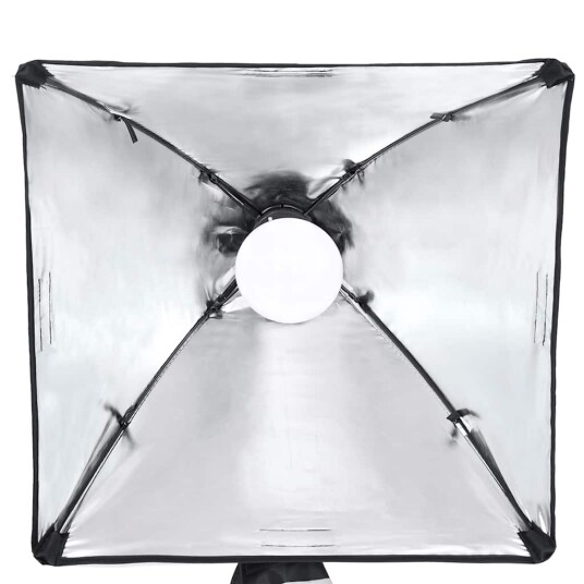 vidaXL Fotostudiosett med lyssett, bakgrunn og reflektor